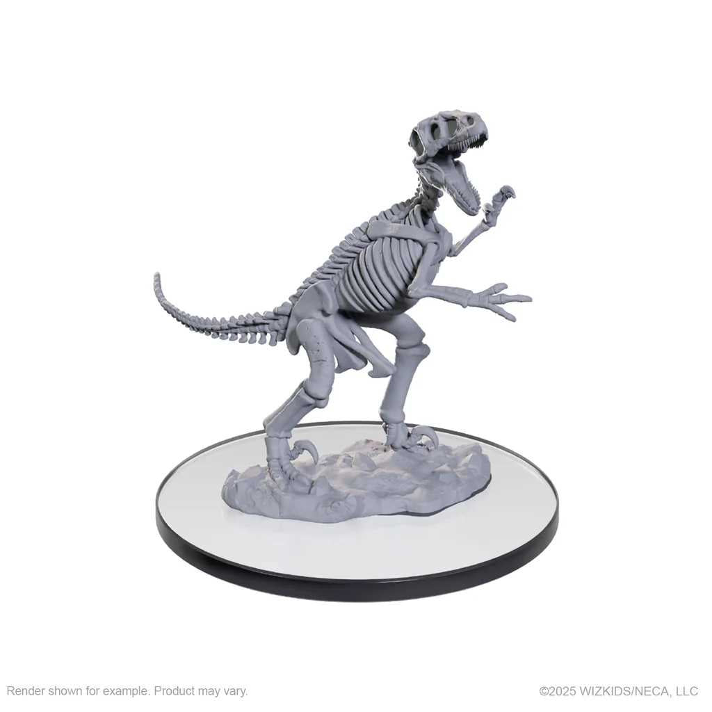 WizKids Deep Cuts Unpainted Miniatures: Skeletal Raptor 1