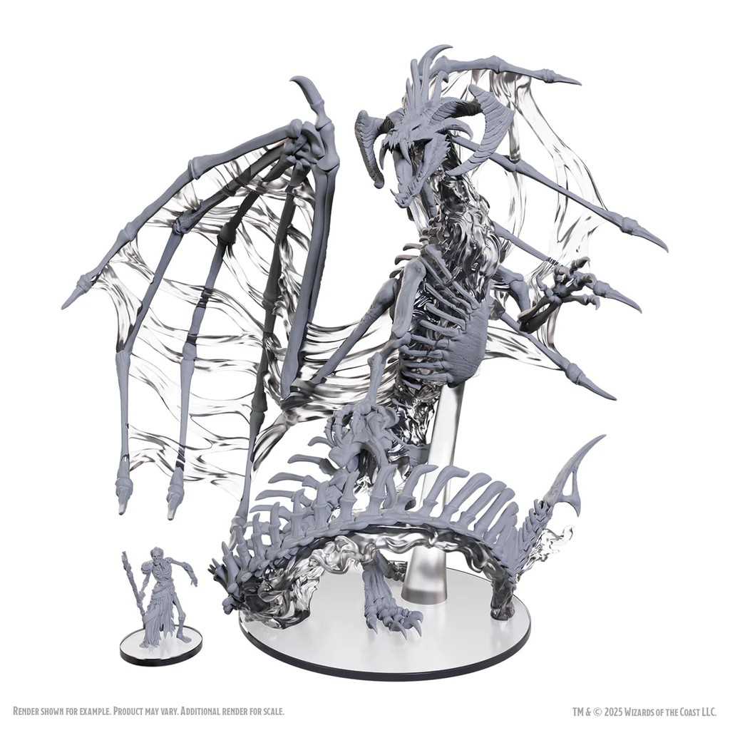 D&D Nolzur's Marvelous Miniatures: Black Dracolich Boxed Miniature 1