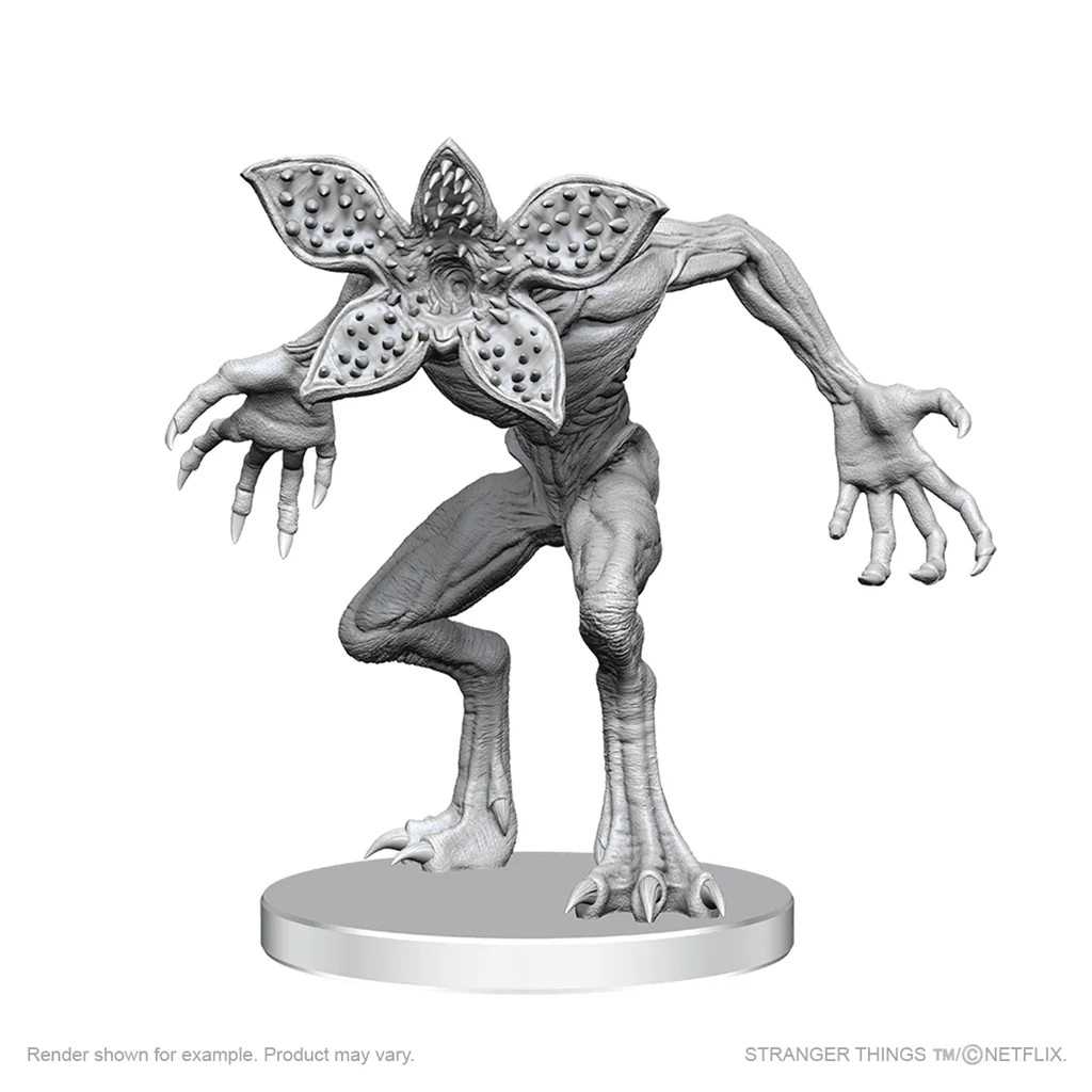 Stranger Things Unpainted Miniatures Demogorgons Miniatures Game Accessory