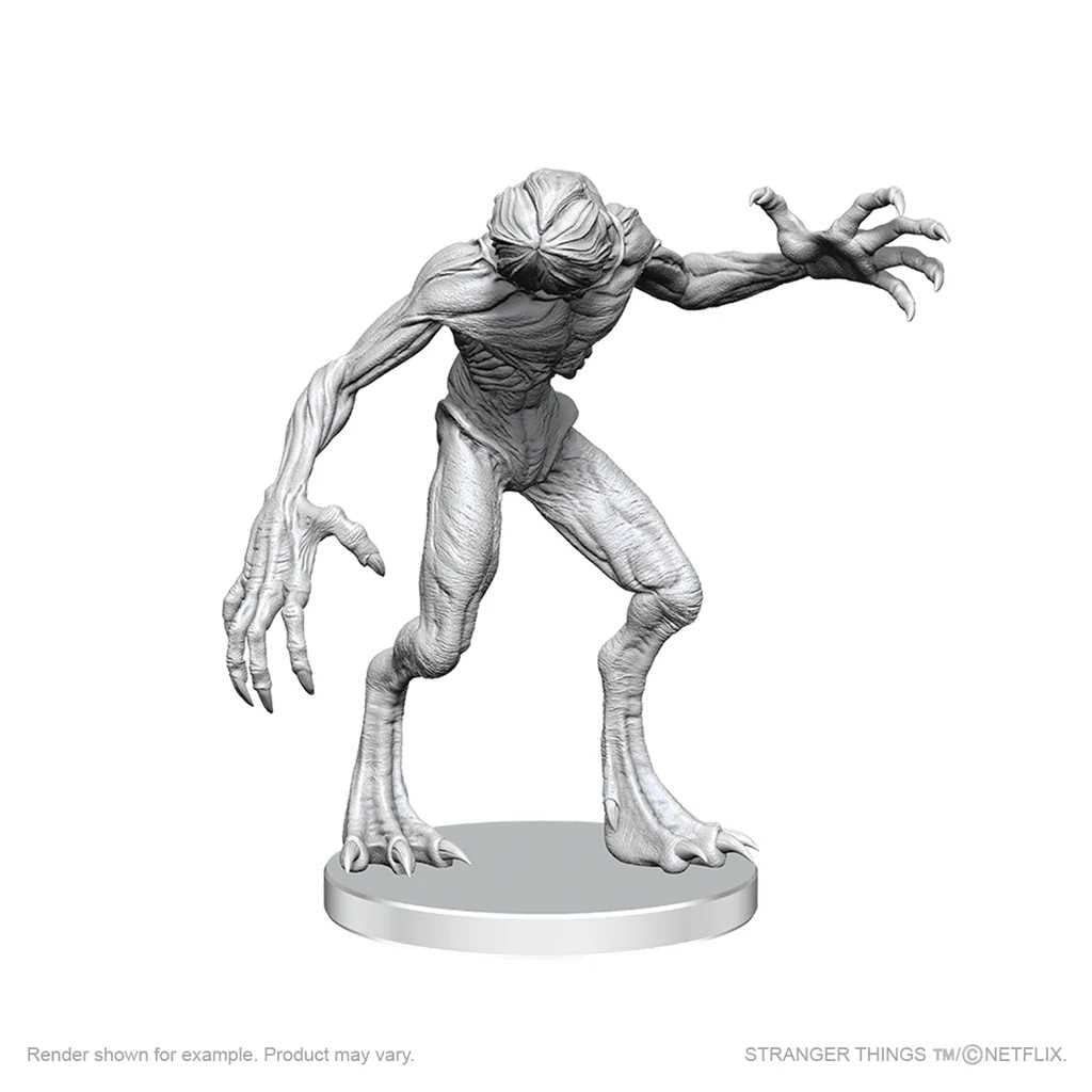Stranger Things Unpainted Miniatures Demogorgons Miniatures Game Accessory