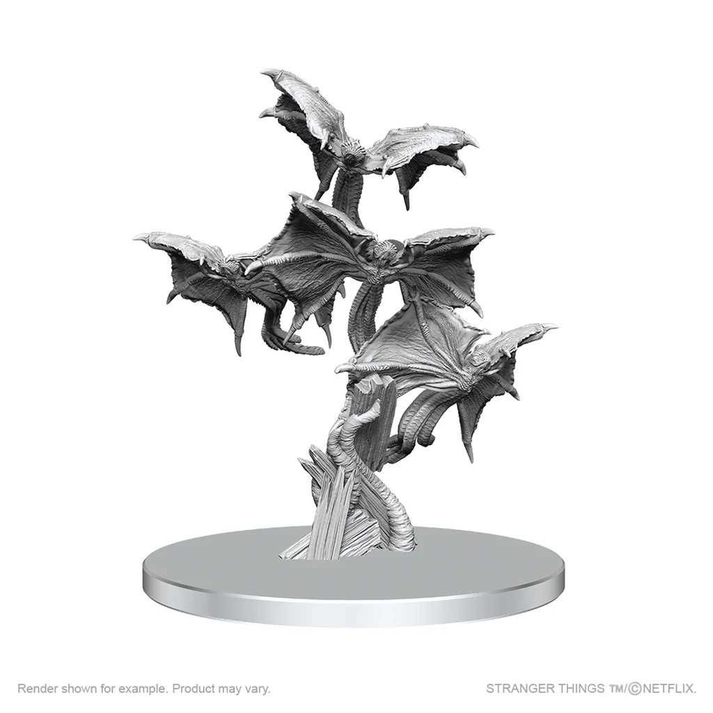 Stranger Things Unpainted Miniatures Demobat Swarm Miniatures Game Accessory