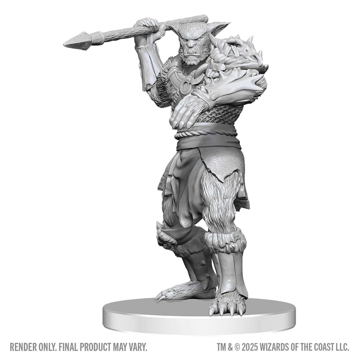 Bugbear Stalker and Goblin Hexer D and D Nolzurs Marvelous Miniatures Wave 28 Miniature Game by Wiz Kids 1