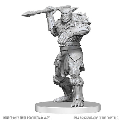 Bugbear Stalker and Goblin Hexer D and D Nolzurs Marvelous Miniatures Wave 28 Miniature Game by Wiz Kids 1
