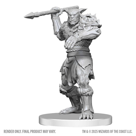 Bugbear Stalker and Goblin Hexer D and D Nolzurs Marvelous Miniatures Wave 28 Miniature Game by Wiz Kids 1