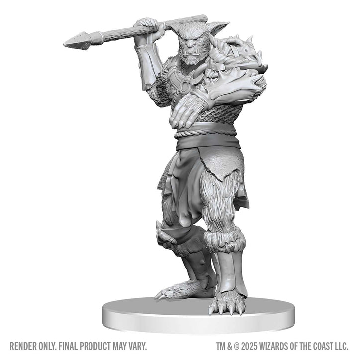 Bugbear Stalker and Goblin Hexer D and D Nolzurs Marvelous Miniatures Wave 28 Miniature Game by Wiz Kids 1