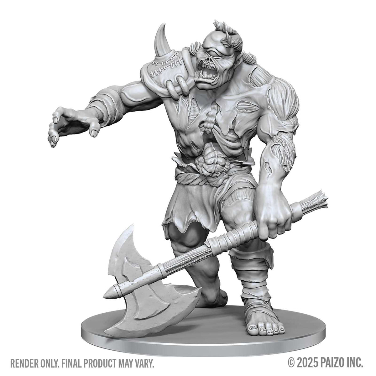 Dread Zombie Cyclops Pathfinder Battles Deep Cuts Unpainted Miniatures Wave 28 Miniature Game by Wiz Kids 1