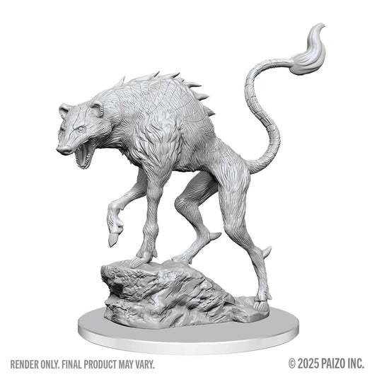 Leucrotta Pathfinder Battles Deep Cuts Unpainted Miniatures Wave 28 Miniature Game by Wiz Kids 1