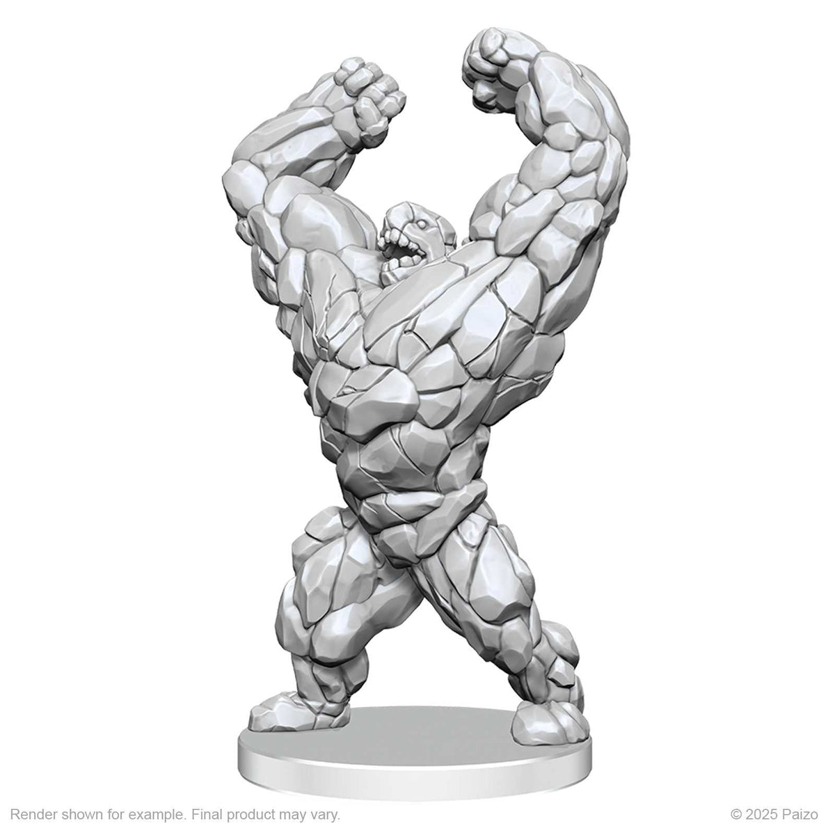 Pathfinder Battles Deep Cuts Unpainted Miniatures Living Landslide and Living Wildfire