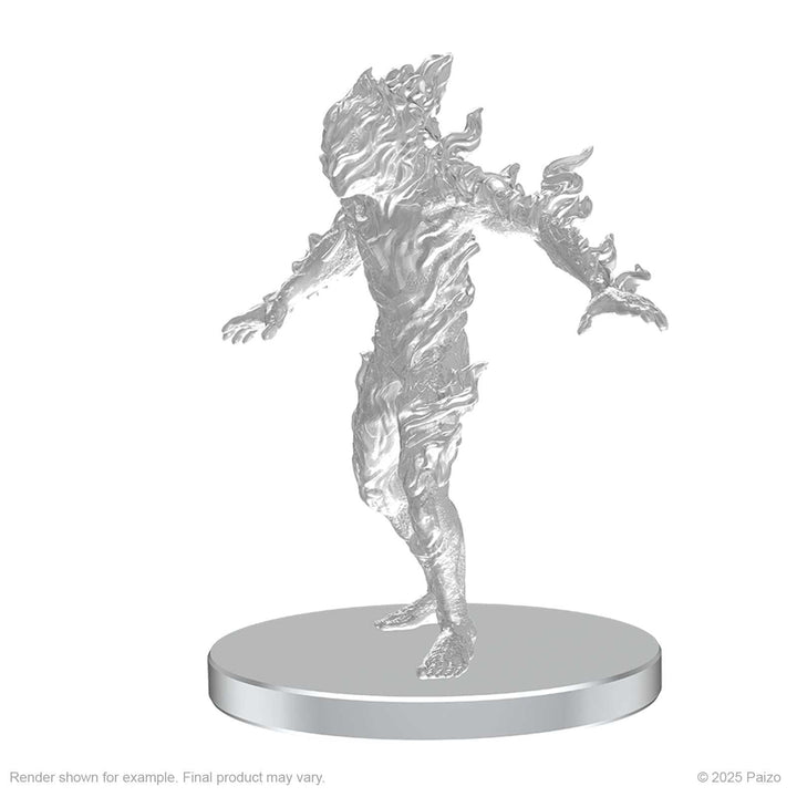 Pathfinder Battles Deep Cuts Unpainted Miniatures Living Landslide and Living Wildfire