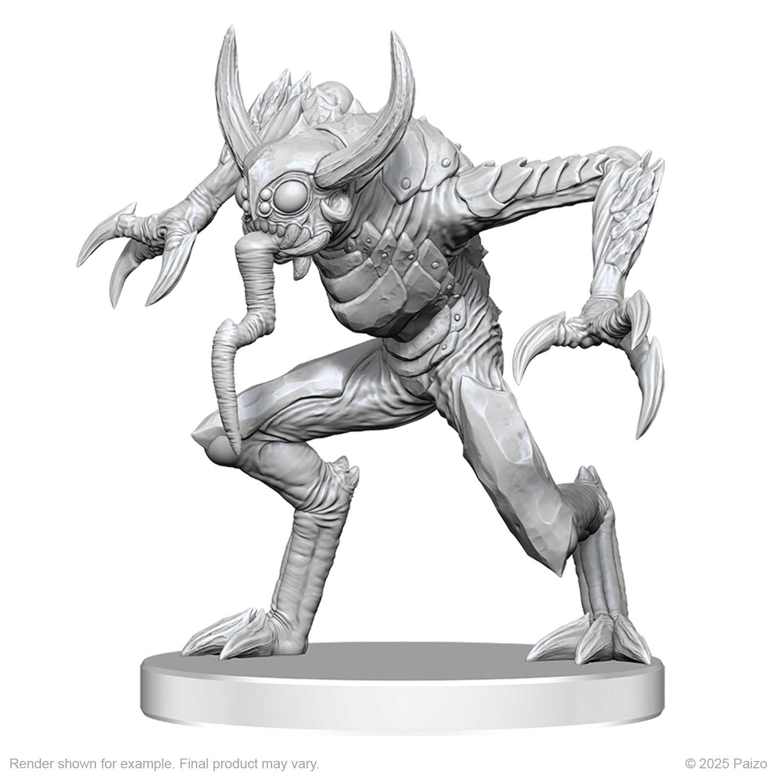 Pathfinder Battles Deep Cuts Unpainted Miniatures Vloriak Despoiler Demon and Demonologist