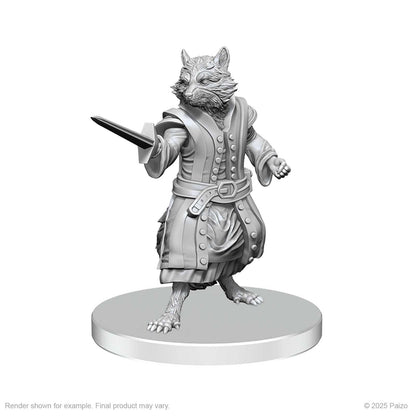 Pathfinder Battles Deep Cuts Unpainted Miniatures Procyal Raccoon Agathion and Zoaem Ring Archon