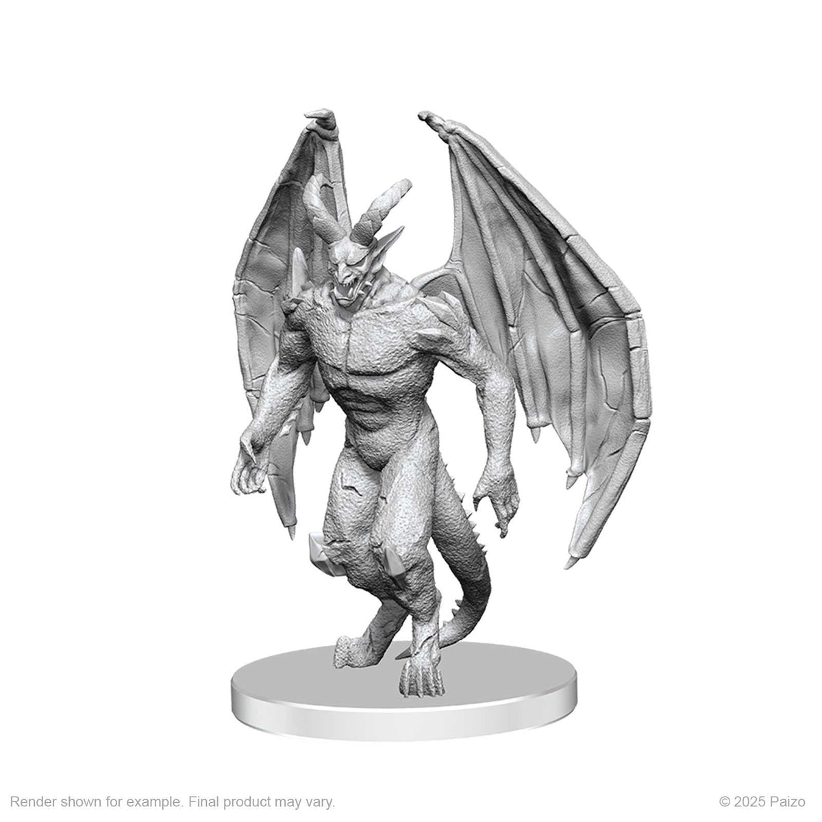 Pathfinder Battles Deep Cuts Unpainted Miniatures Gargoyle and Shae