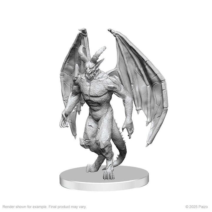 Pathfinder Battles Deep Cuts Unpainted Miniatures Gargoyle and Shae