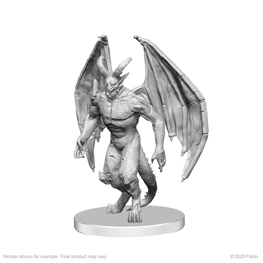 Pathfinder Battles Deep Cuts Unpainted Miniatures Gargoyle and Shae