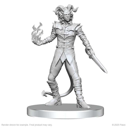 Pathfinder Battles Deep Cuts Unpainted Miniatures Vordine Infantry Devil and Pitborn Rogue