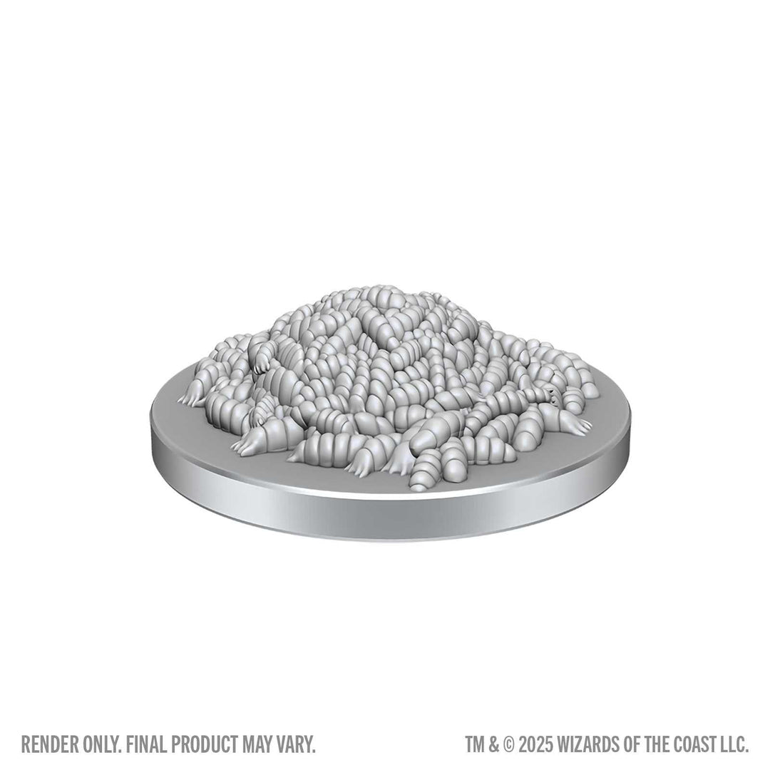 Swarm of Rot Grubs and Rot Grub Victim D and D Nolzurs Marvelous Miniatures Wave 28 Miniature Game by Wiz Kids 1