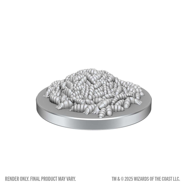 Swarm of Rot Grubs and Rot Grub Victim D and D Nolzurs Marvelous Miniatures Wave 28 Miniature Game by Wiz Kids 1