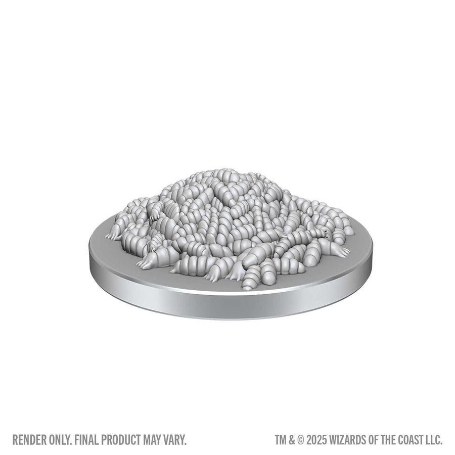 Swarm of Rot Grubs and Rot Grub Victim D and D Nolzurs Marvelous Miniatures Wave 28 Miniature Game by Wiz Kids 1
