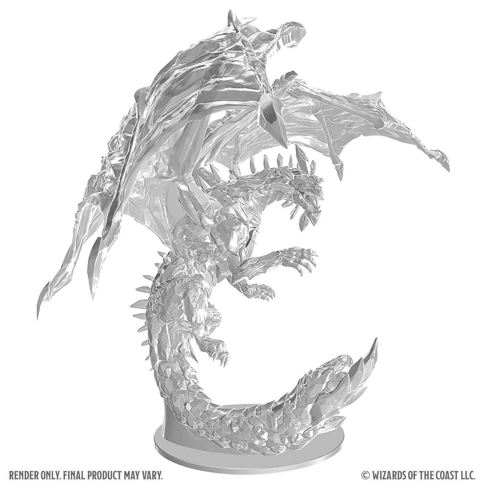 D and D Nolzurs Marvelous Unpainted Miniatures Adult Amethyst Dragon Other by Wiz Kids 1