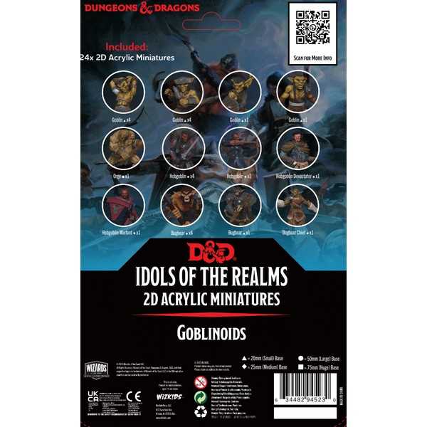 D&D Idols of the Realms: Goblinoids - 2D Set