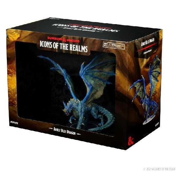 D&D Icons of the Realms: Adult Blue Dragon Premium Figure