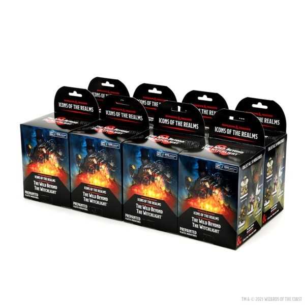 The Wild Beyond the Witchlight 8 Ct Booster Brick Set 20 D and D Icons of the Realms Miniatures Miniature Game by Wiz Kids 1
