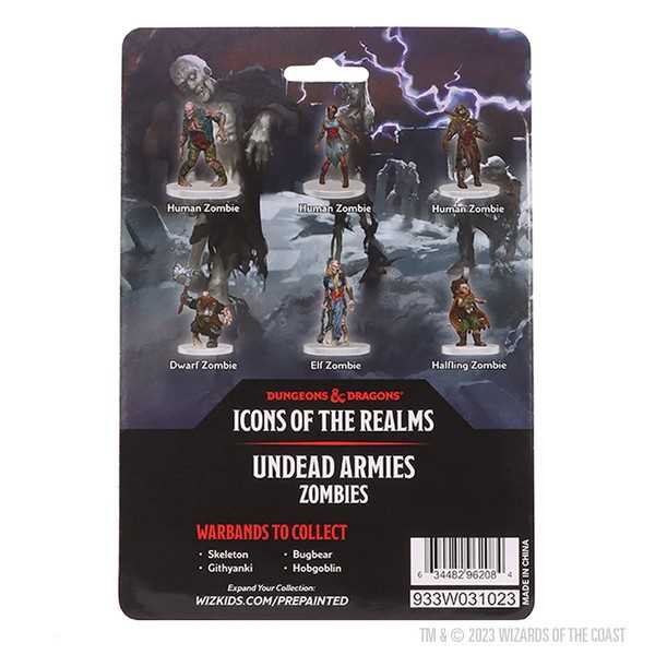 D&D Icons of the realms Miniatures: Undead Armies - Zombies