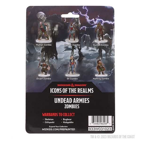 D&D Icons of the realms Miniatures: Undead Armies - Zombies 2
