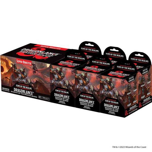 D&D Icons of the Realms Miniatures: Dragonlance Shadow of the Dragon Queen7 ct. Booster Brick 1