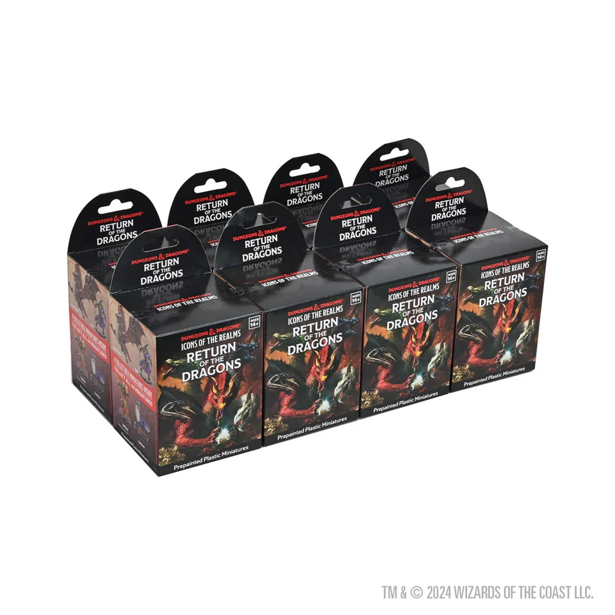 D and D Icons of the Realms Return of the Dragons 8 Ct Booster Brick Set 34 3
