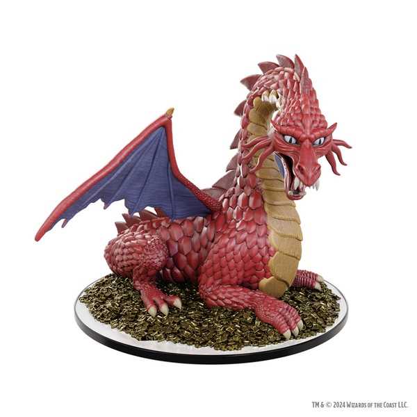 D and D Icons of the Realms 50TH Anniversary Classic Red Dragon Boxed Miniature Set 31 1