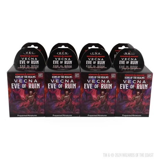 Vecna Eve of Ruin 8 ct Booster Brick Set 32 D and D Icons of the Realms Miniature Game by Wiz Kids 1