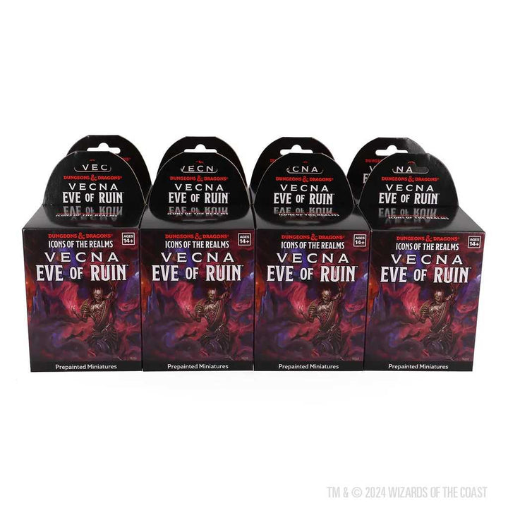 Vecna Eve of Ruin 8 ct Booster Brick Set 32 D and D Icons of the Realms Miniature Game by Wiz Kids 1