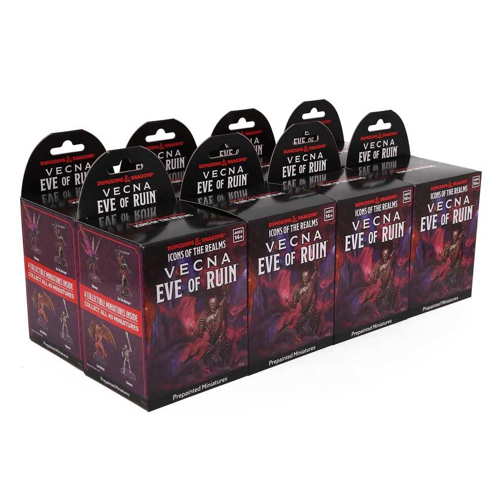 Vecna Eve of Ruin 8 ct Booster Brick Set 32 D and D Icons of the Realms Miniature Game by Wiz Kids 4