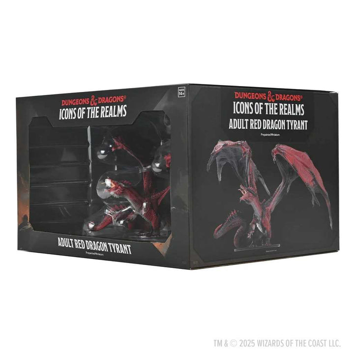 Dungeons and Dragons Icons of the Realms Adult Red Dragon Tyrant Boxed Miniature
