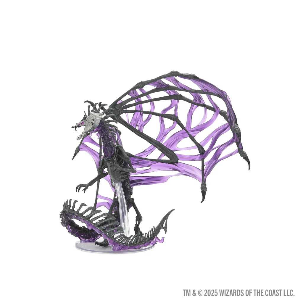 D&D Icons of the Realms: Black Dracolich Boxed Miniature 4