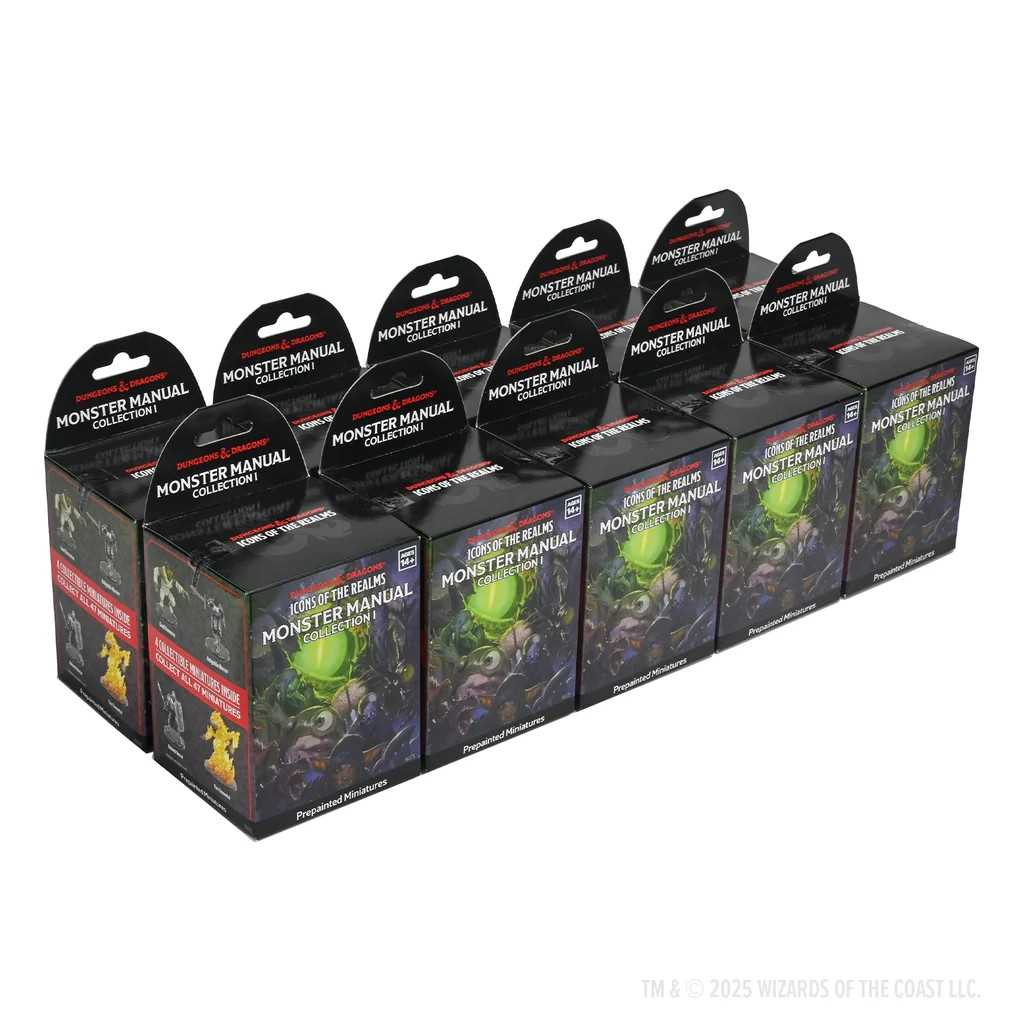Monster Manual Collection 1 10 ct Booster Brick D and D Icons of the Realms Miniature Game by Wiz Kids 2