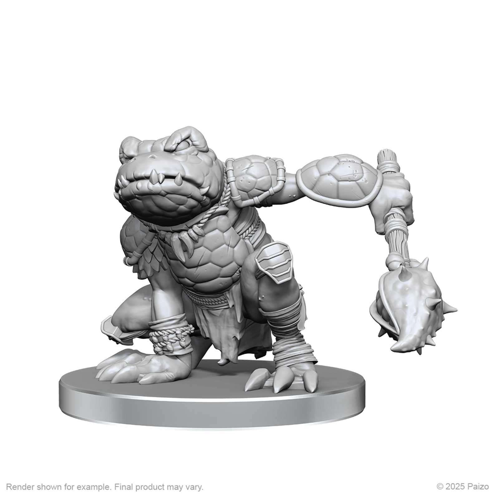Pathfinder Battles Deep Cuts Unpainted Miniatures Boggard Scout and Castoroides