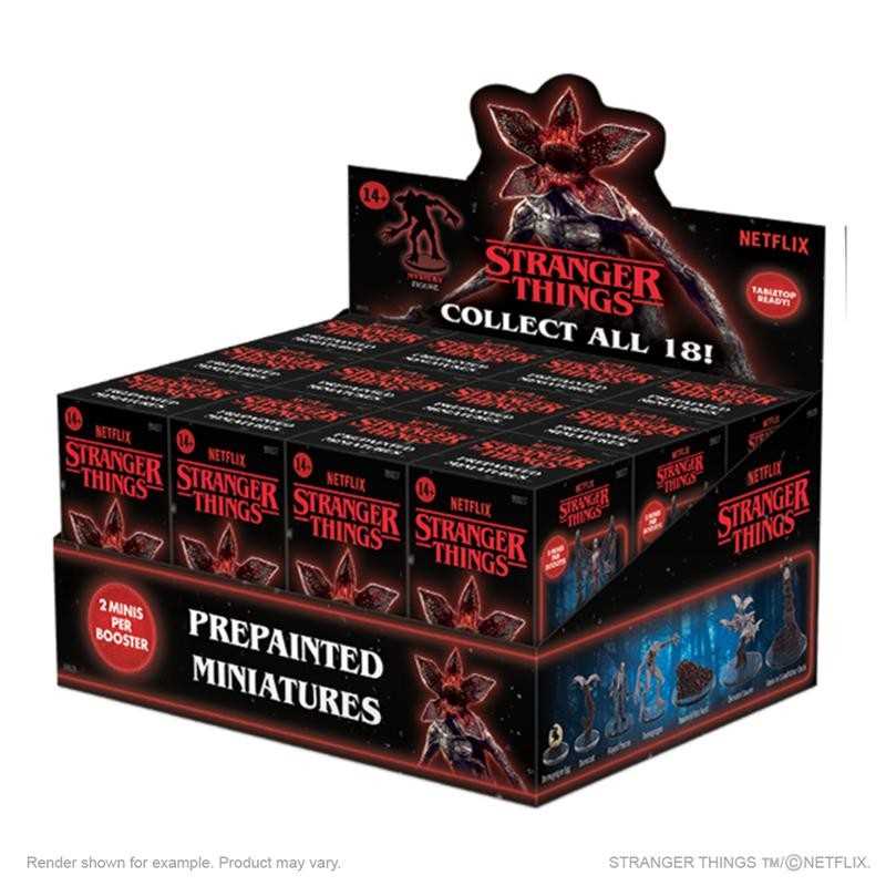 Stranger Things Countertop Display 12 Count Miniatures Game Accessory