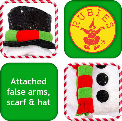 Walking Snowman Pet Costume 4