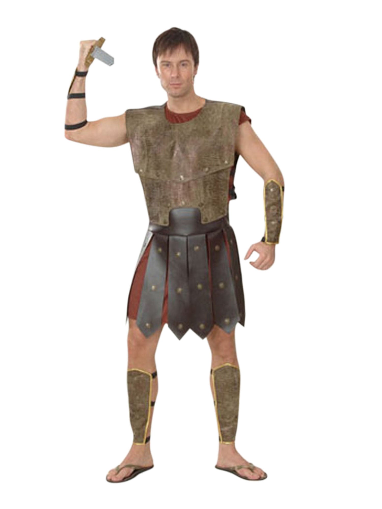 Warrior Man Costume Roman Guard Mens 1