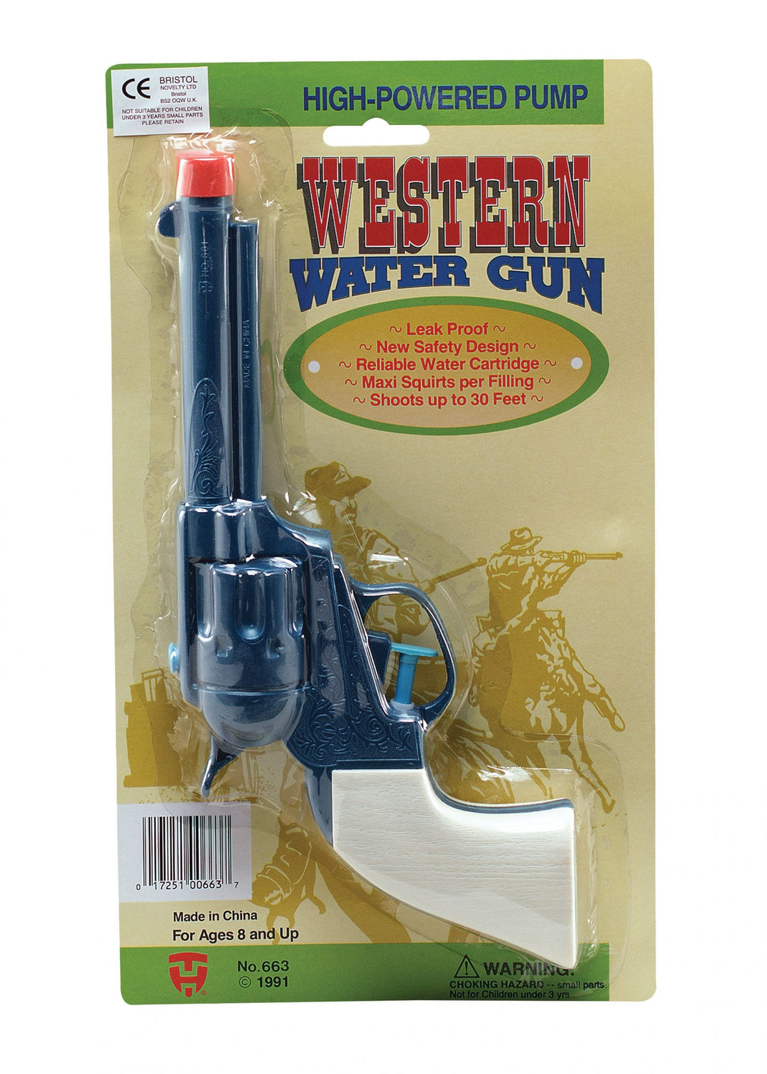 Water Squirt Cowboy Gun General Jokes Unisex_1