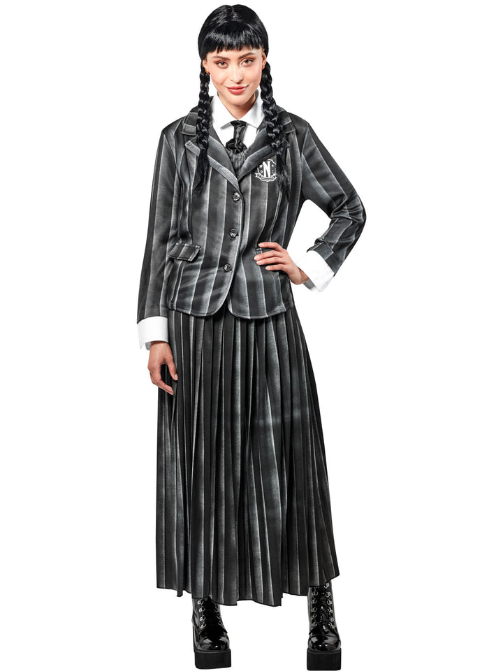 Wednesday Addams Costume Nevermore School Uniform_2