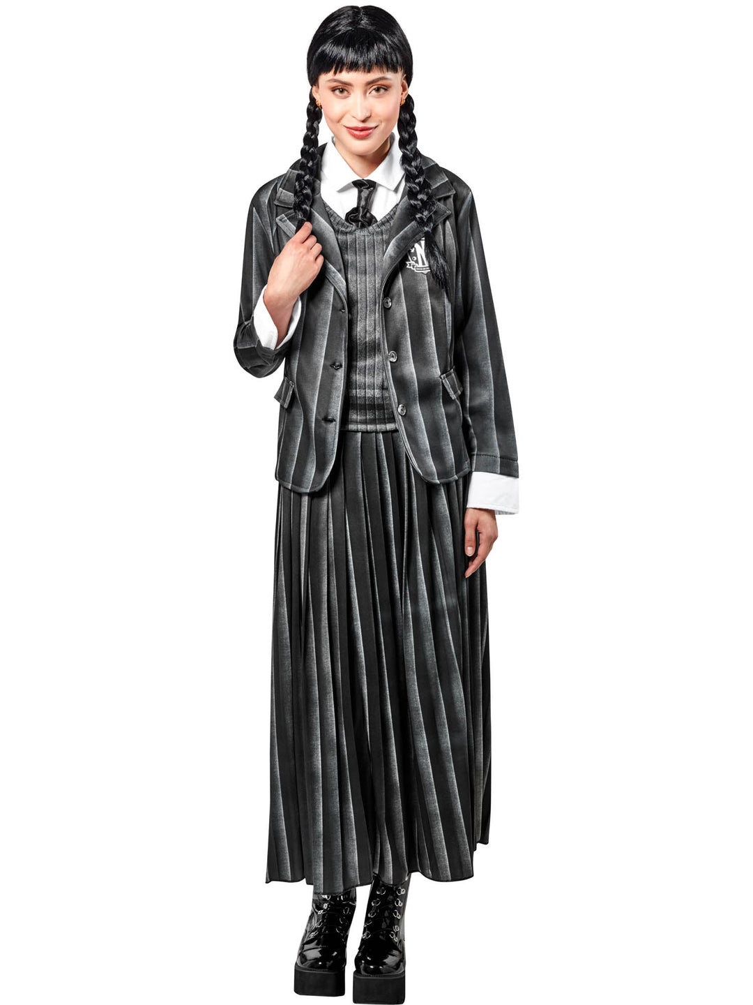 Wednesday Addams Costume Nevermore School Uniform_1