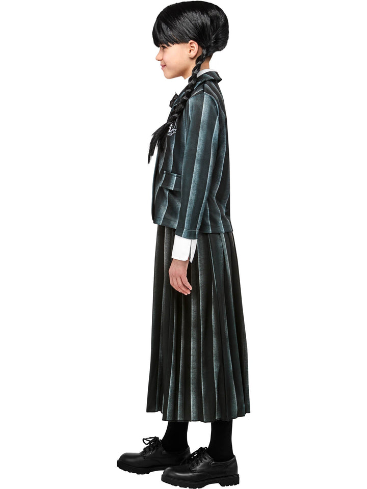 Wednesday Addams Nevermore School Uniform Girls Costume_3