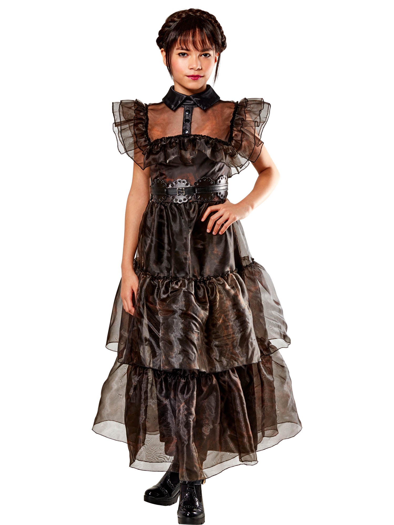 Wednesday Addams Raven Girls Dress Costume Netflix Show 1