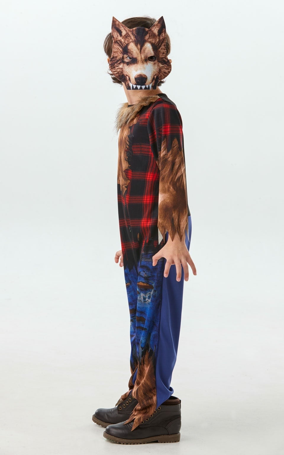 Werewolf Costume with Mask for Children 2