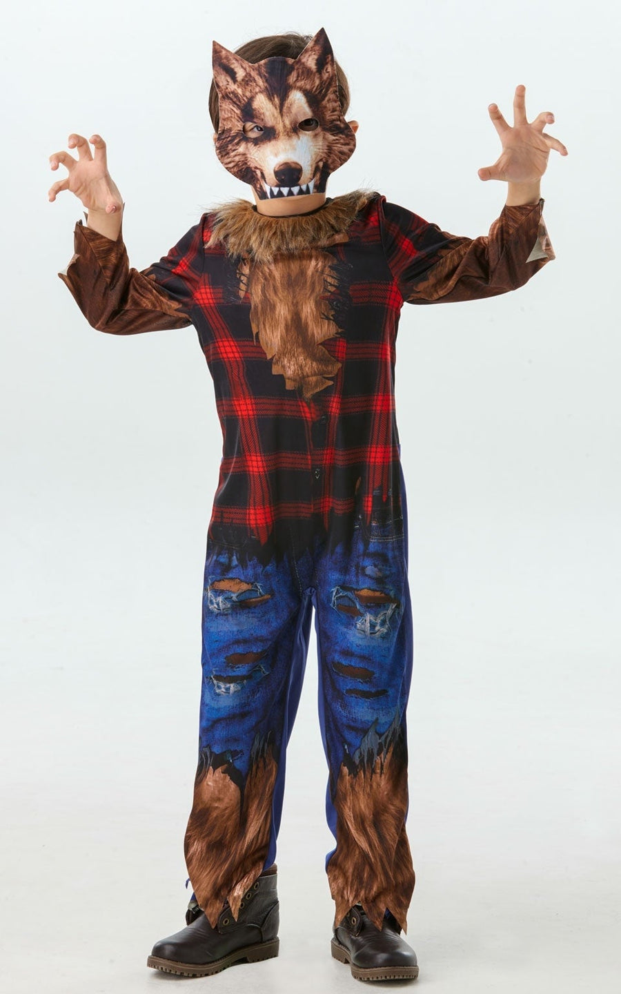 Werewolf Costume with Mask for Children_1