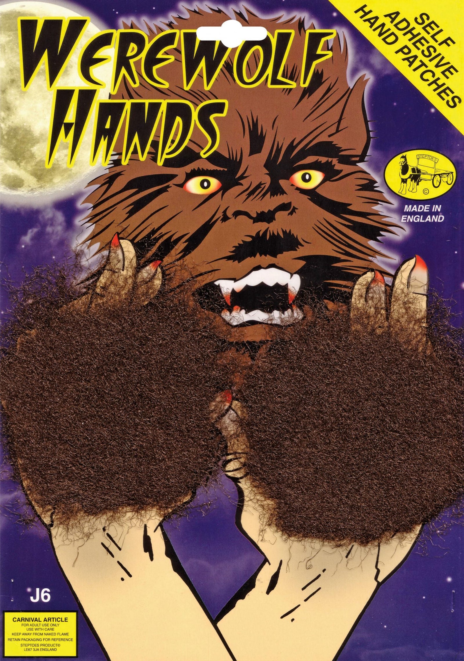 Werewolf Hands Patches Miscellaneous Disguises Unisex 1