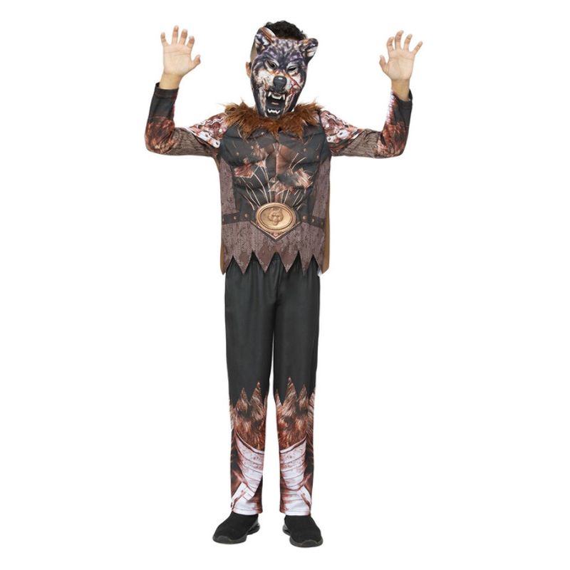 Werewolf Warrior Costume Child Bronze_1